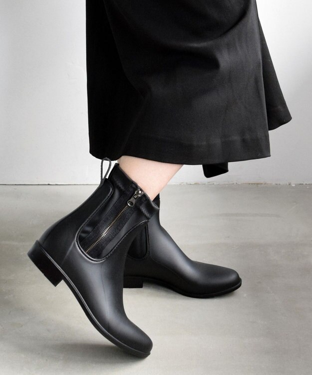 Bridget Birkin 【Bridget Birkin】サイドジップレインブーツ ブラック