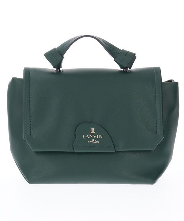 LANVIN en Bleu ルイーズ 2wayショルダーバッグ ダークグリーン