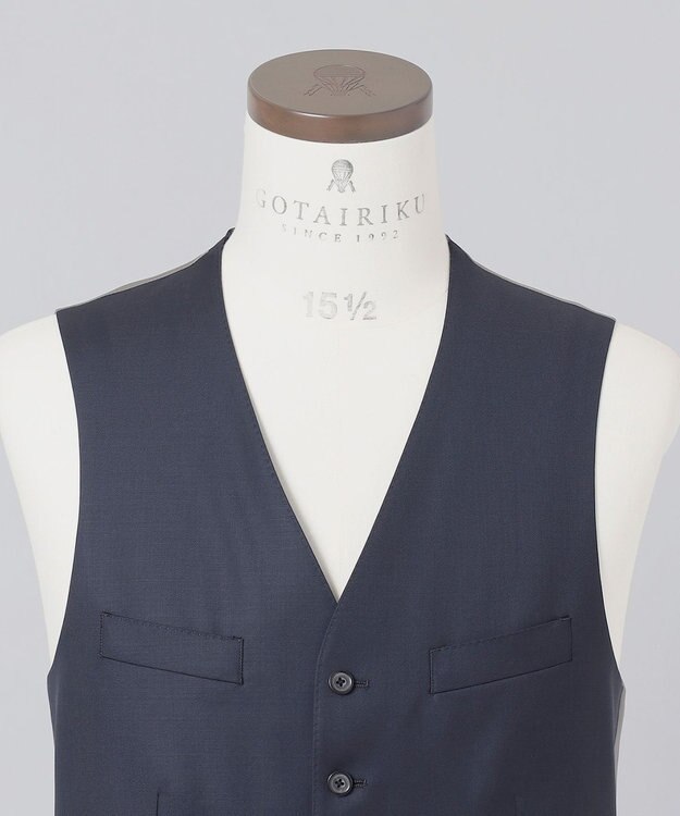 GOTAIRIKU 【DORMEUIL】MILLENNIAL 3ピーススーツ ネイビー系