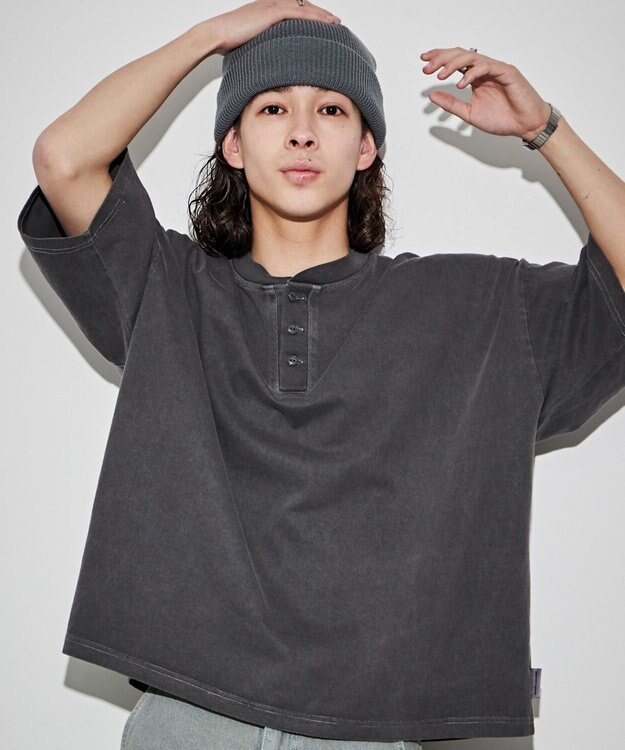 WEGO 【ユニセックス着用ITEM】HENRYNECK　T スミクロ