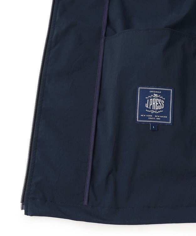 J.PRESS MEN 【J.PRESS ORIGINALS】【UNISEX】Nylon Polyurethane Dray Stretch Truck Jacket ネイビー系