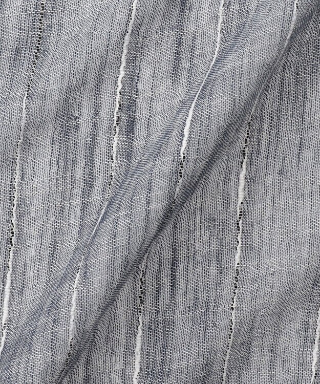 JOSEPH ABBOUD 【ドイツ/bugatti×V.FRAAS】スラブストライプ ストール ネイビー系2