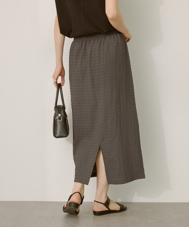 AMERICAN HOLIC シャーリングナロースカート Charcoal Gray