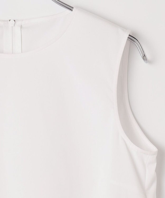 #Newans タックフリルヘムシャツ ホワイト