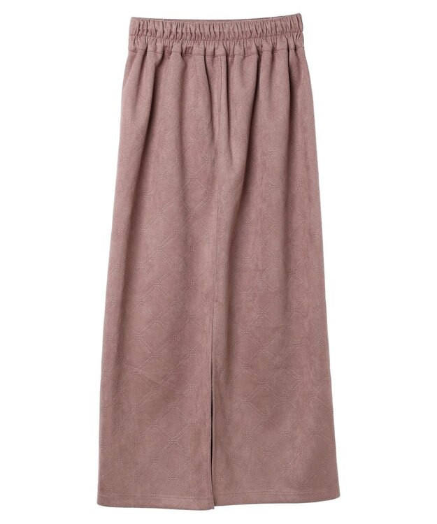 Green Parks ・ＥＬＥＮＣＡＲＥ　ＤＵＥ　エンボスナロースカート Pink