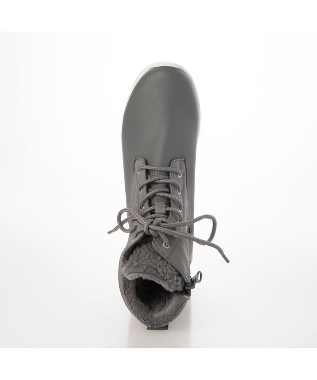 ing <ing>【レイン・スノー対応】レースアップスニーカーブーツ グレー