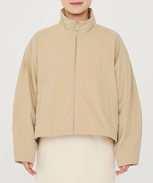 uncrave スムースタフタ パディングジャケット（uncrave STANDARD） ベージュ