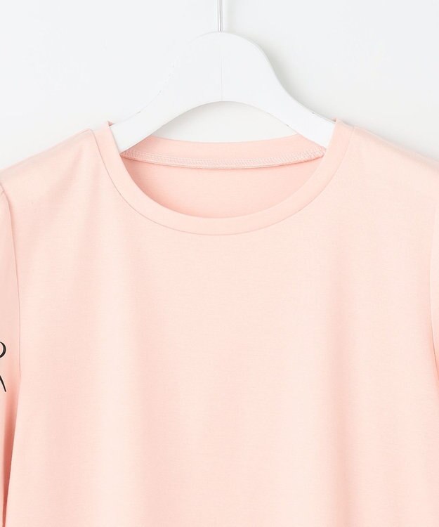 Feroux 【洗える】ランダムリボン カットソー ピンク系