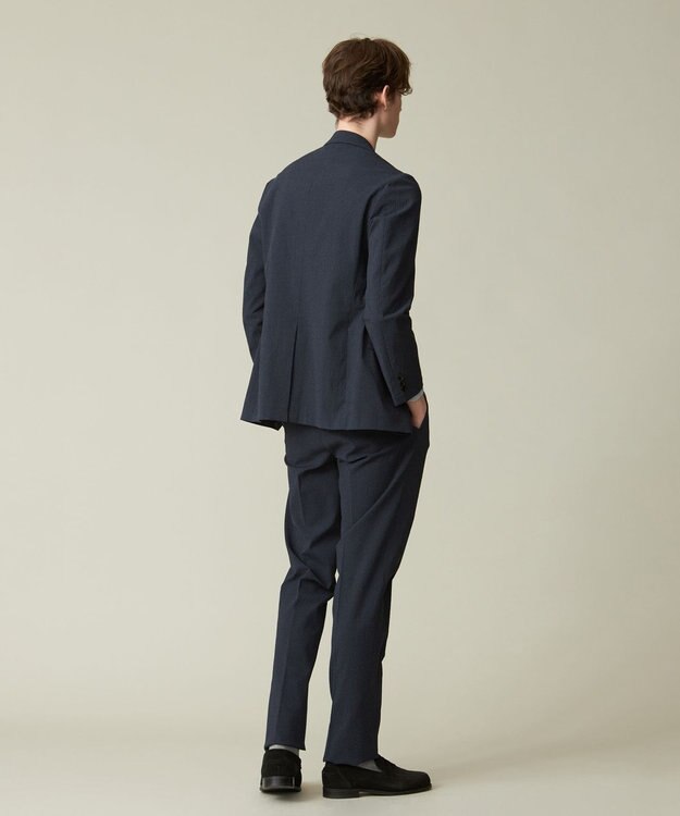 J.PRESS MEN 【セットアップ対応 / ウォッシャブル】トラベラーズシアサッカージャケット ネイビー系8