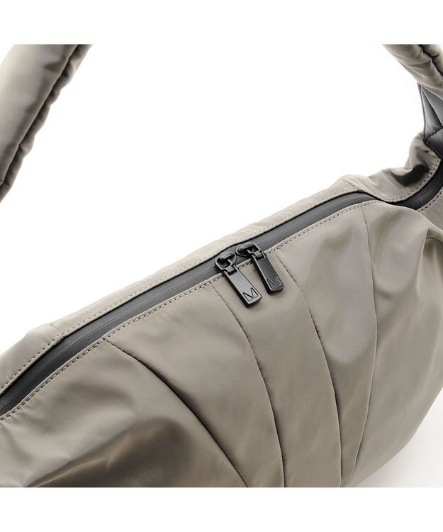 MioFIRANO SILHOUETTE C004 ショルダーバッグ はっ水 GREIGE