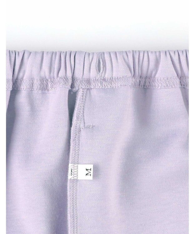 une nana cool 【綿混】ハイゲージダブルエアー 長袖開襟パジャマ MADE WITH LIBERTY FABRIC パープル