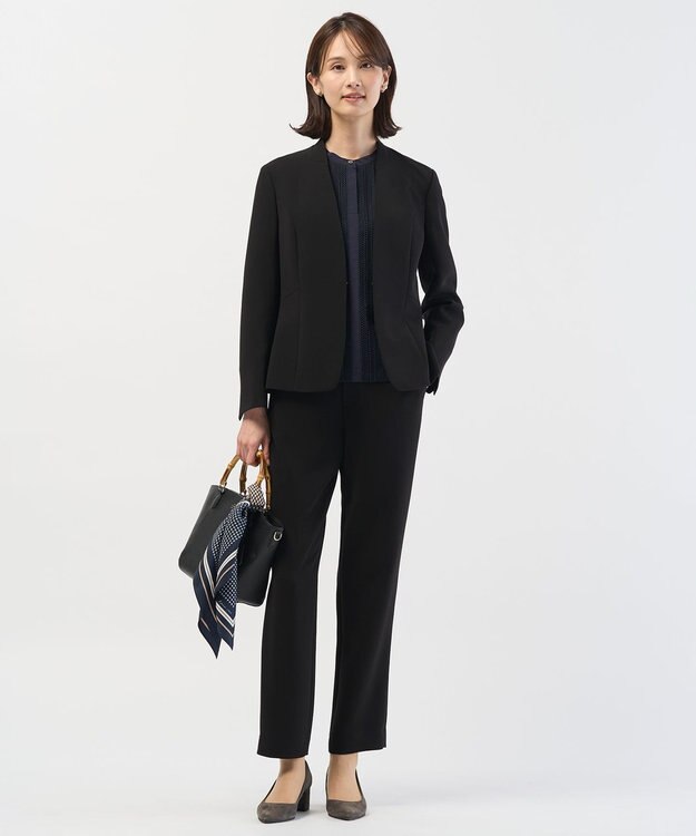 J.PRESS LADIES 【2way】バンブー バッグ ブラック系