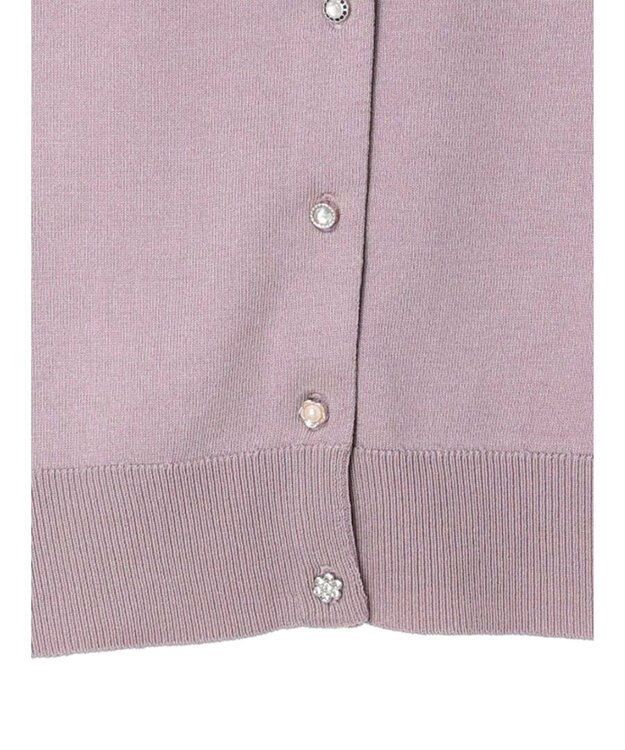 earth music&ecology いろいろ釦クルーネックカーディガン Lavender