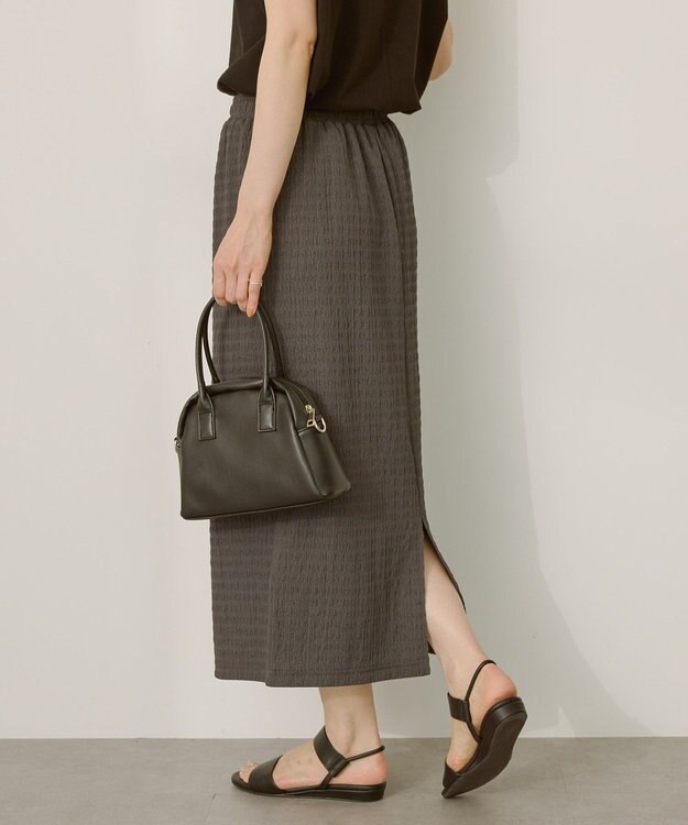 AMERICAN HOLIC シャーリングナロースカート Charcoal Gray