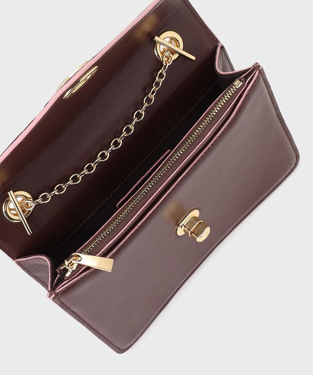 GRACE CONTINENTAL 【Valentine】LetterMiniBag ブラウン