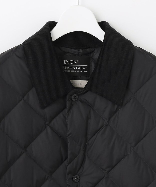 UNFILO 【MEN】UNFILO × TAION キルティングコート ブラック系