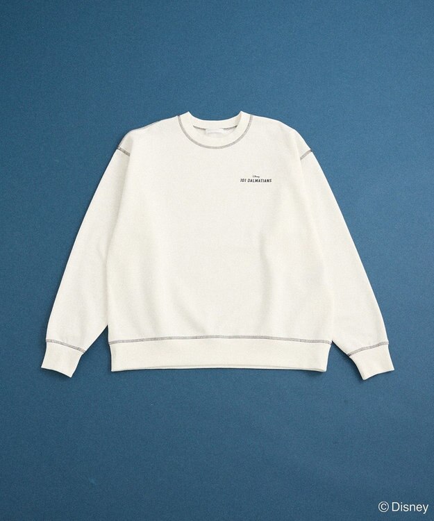 Green Parks １０１匹わんちゃん／バックプリントスウェット White