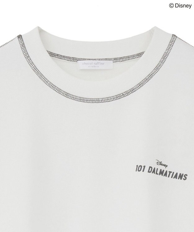 Green Parks １０１匹わんちゃん／バックプリントスウェット White