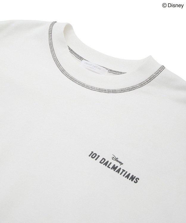 Green Parks １０１匹わんちゃん／バックプリントスウェット White