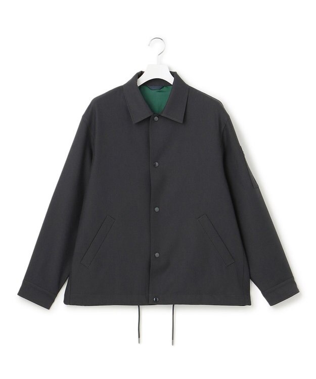 J.PRESS YORK STREET 【UNISEX】ウールライク MA-1コーチジャケット グレー系