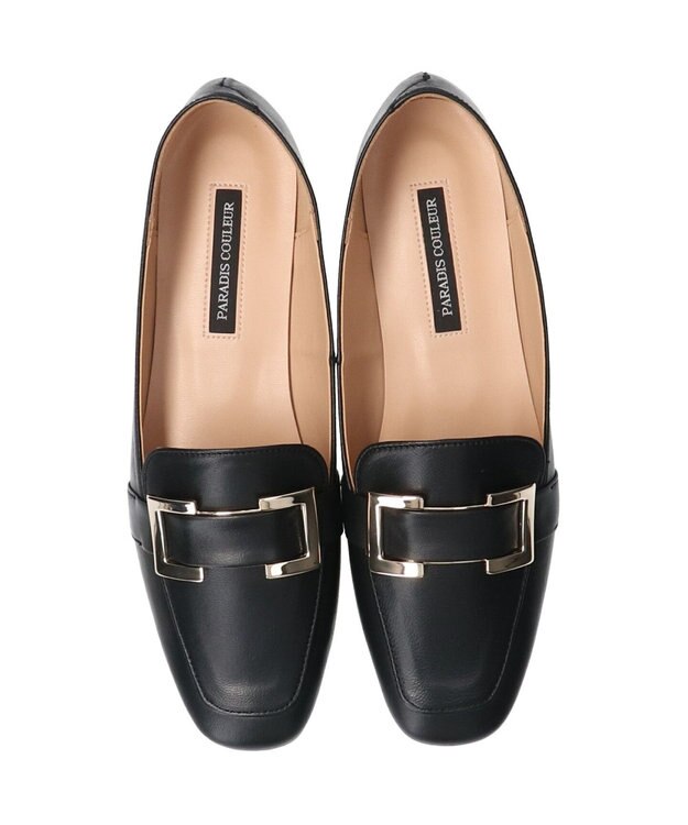 Bridget Birkin 【PARADIS COULEUR】メタリックオーナメントローファー ブラック