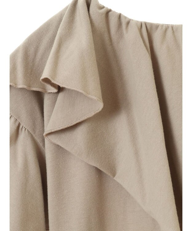 CRAFT STANDARD BOUTIQUE フリルデザインTee Gray Beige