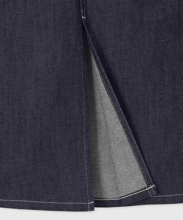 Paul Smith コントラストステッチ デニムスカート ダークインディゴ