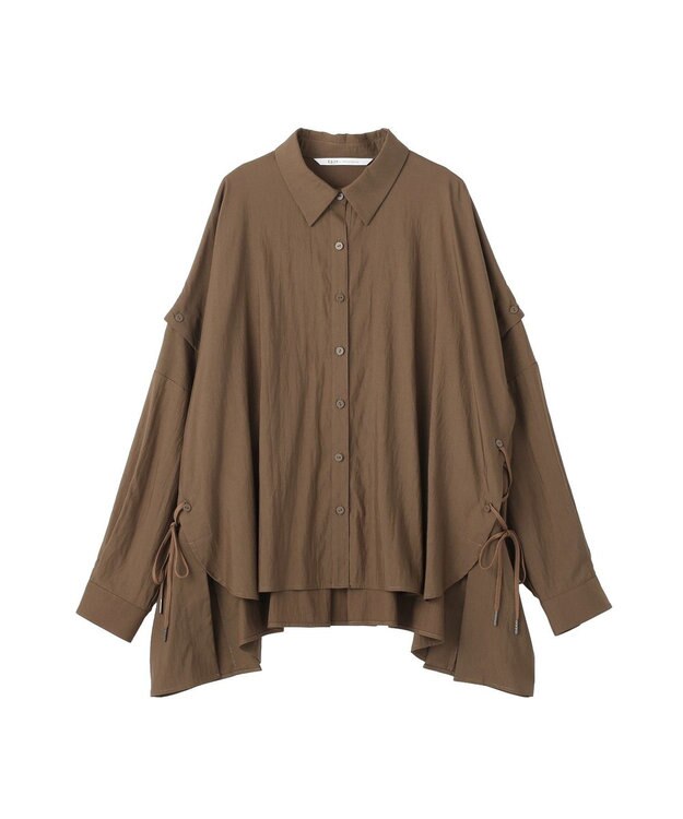 YECCA VECCA マルチwayオーバーシャツ Brown