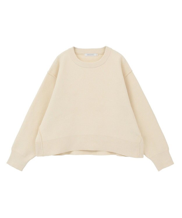 AMERICAN HOLIC 【選べる丈】モールニットプルオーバー Ivory