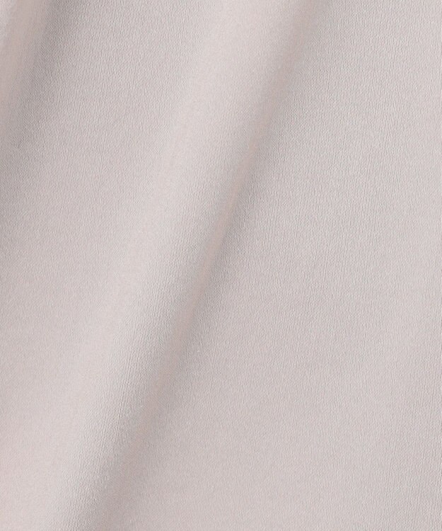 JOSEPH ABBOUD 【イタリア素材/ウエストも伸びる】ハイパワーサテンストレッチパンツ ライトグレー系