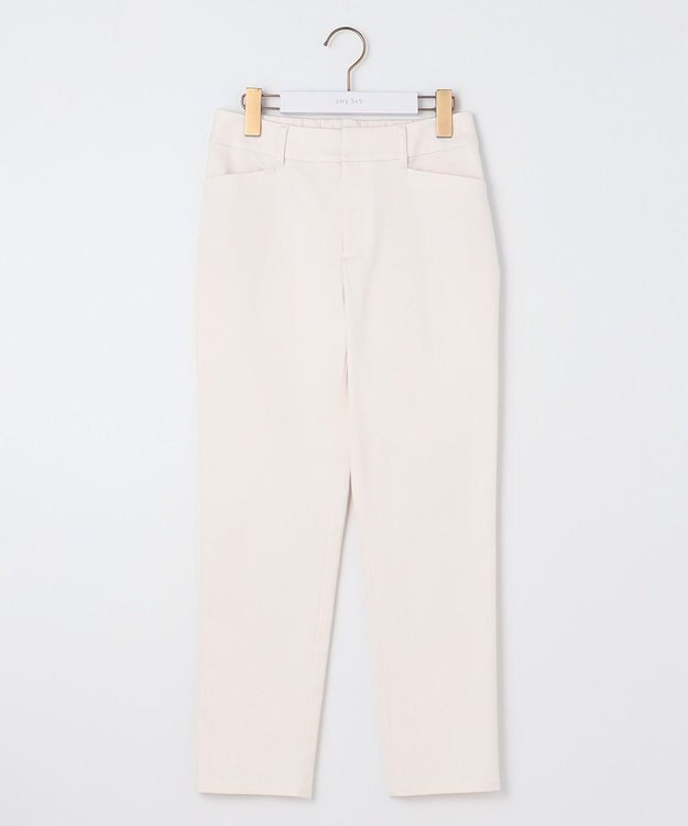 ANY SIS 【撥水機能】サテンストレッチビューティー パンツ オフ