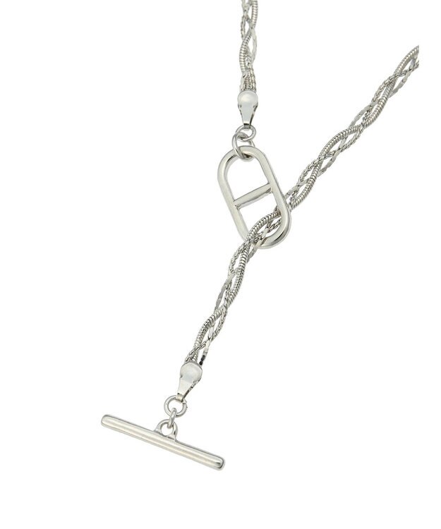 Green Parks ｅｖｅｒｙ　ｗａｌｋ．　マンテルチェーン編みネックレス Silver