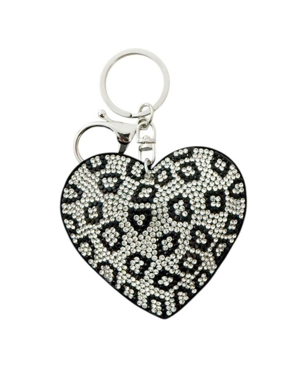 WEGO キラキラハートキーホルダー 柄7