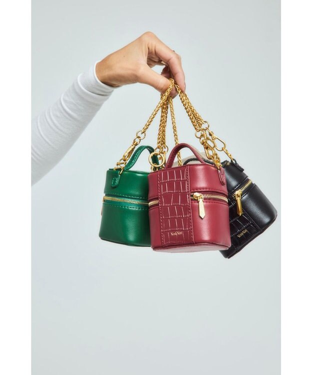 style code 【VerdeVari/ヴェルデヴァリ】TINY VANITY BAG レッド