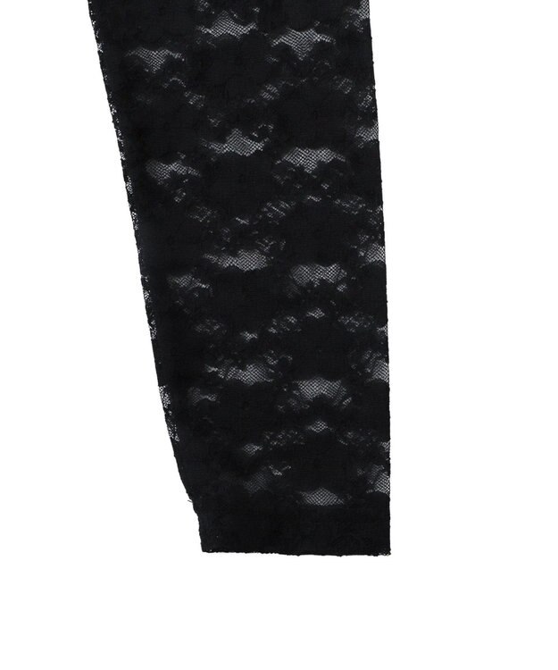 WEGO チョーカーリボン付きレースロンT ブラック