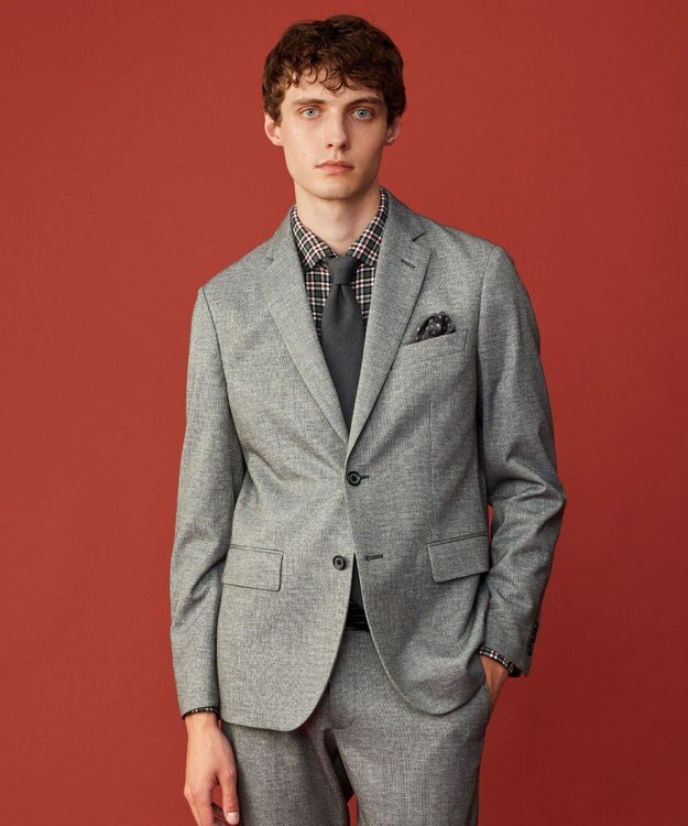 JOSEPH ABBOUD 【ネルシャツ/暖かい】ファインブラッシュド ネル チェック シャツ ワイン系3