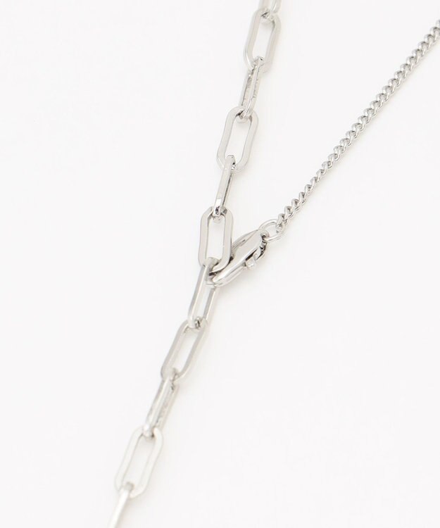 ANY マルチＷＡＹラリエットネックレス シルバー