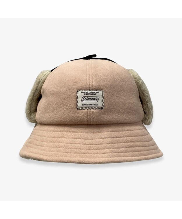 林八百吉商店 Coleman　キッズ　２way耳付きフリースメトロハット ピンク