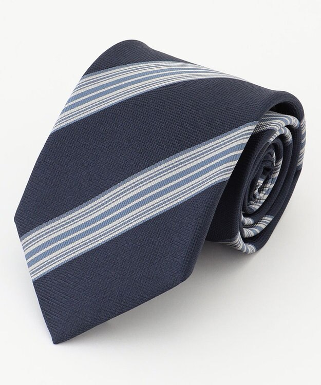 KASHIYAMA KASHIYAMAオリジナル【JAPAN MADE】レジメンタルネクタイ ブルー