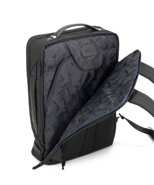 ZERO HALLIBURTON  Z PACK LTD DN ビジネスリュック  A4サイズ 14インチPCPC収納 13L 脱着ポーチ 81741 ブラック