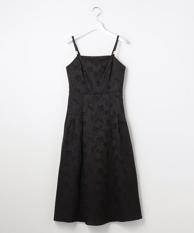 Feroux 【先行予約】ジャガードキャミ ワンピース ブラック系