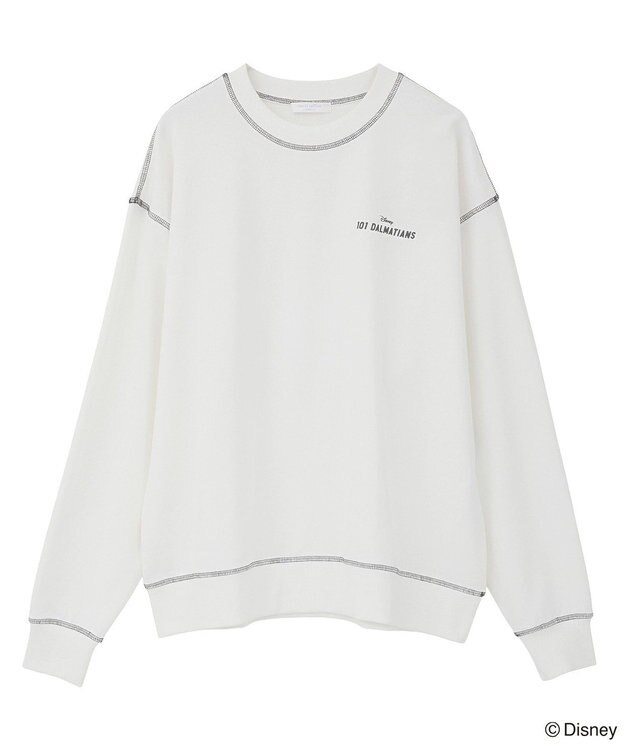 Green Parks １０１匹わんちゃん／バックプリントスウェット White