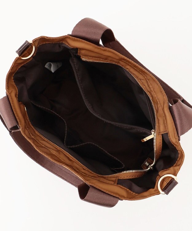 LA BAGAGERIE 2WAYナイロンミニトート チョコ