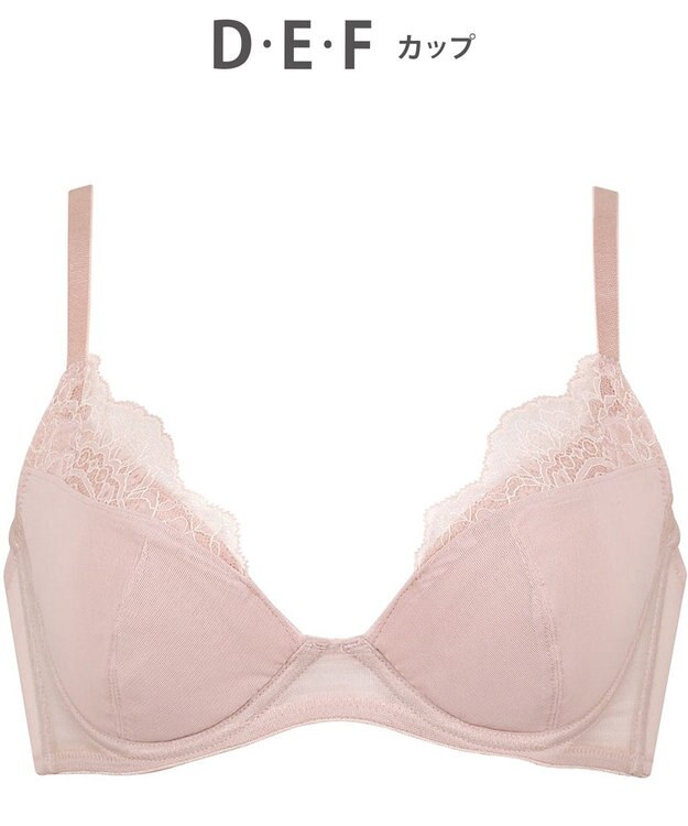 Wing ブラジャー 脇高設計 脇肉・背中すっきり バストふっくら 【脇肉スマートブラ】 ブラ KB2640 ウイング／ワコール ピーチ