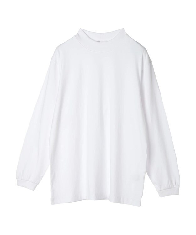 CRAFT STANDARD BOUTIQUE 【2点セット】洗える 60/2 14G片畦Vネックベスト+ロンTEE SET Purple