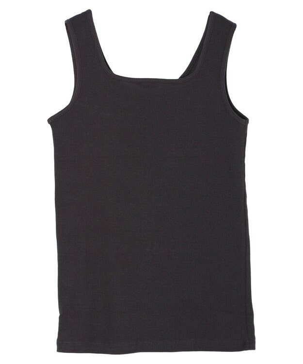 Green Parks BESTPRICE 2WAYリブタンクトップ Charcoal Gray