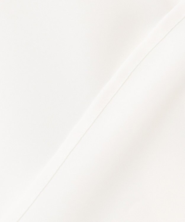 組曲 S ライトデシン プリーツブラウス アイボリー系