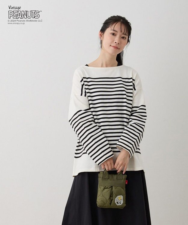 ROOTOTE 8408【スヌーピー】IP.ベビールー.パフ.ピーナッツ-9R 02：カーキ