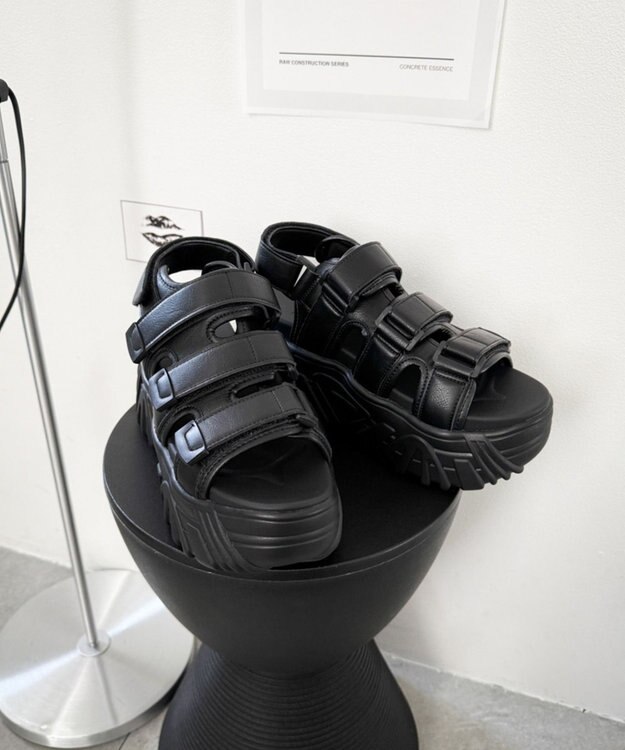 WEGO 厚底ボリュームスポサン ブラック