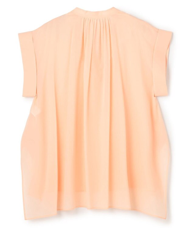 BEIGE， BAC / コットンシアー ギャザーブラウス Peach